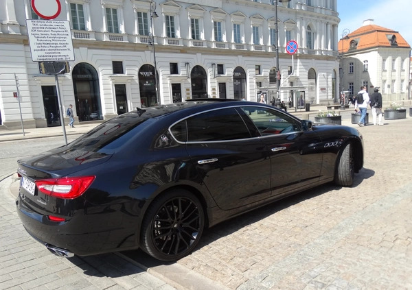 Maserati Quattroporte cena 260000 przebieg: 73000, rok produkcji 2014 z Warszawa małe 781